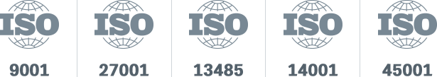 ISO9001 - ISO27001 - ISO13485 - ISO14001 - ISO45001